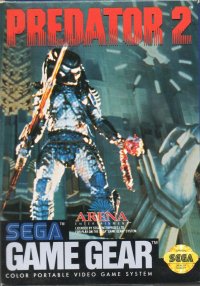 Predator 2 PAL Sega Game Gear box art